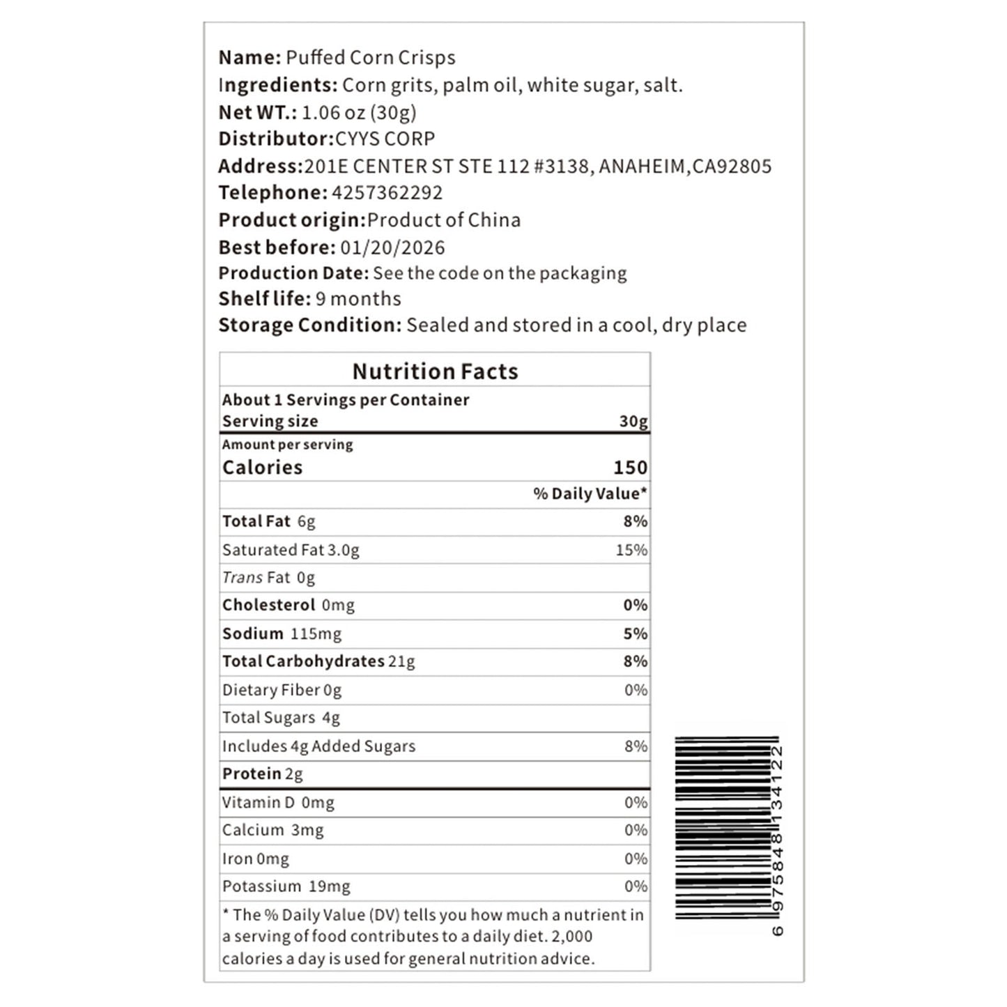 Corn Tortilla Chips