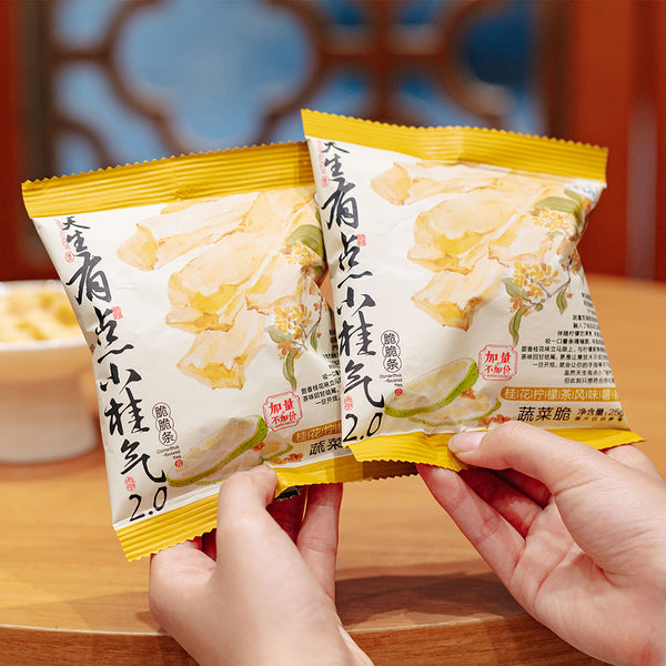 ChaYanYueSe Osmanthus Lemon Tea Potato Sticks, 5-Pack