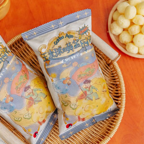 ChaYanYueSe Cheese & Cucumber Corn Puffs, 5-Pack