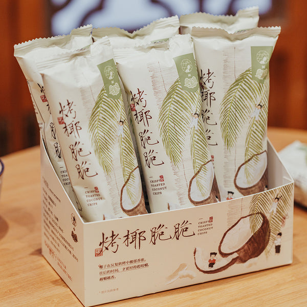 ChaYanYueSe Baked Coconut Chips, 5-Pack