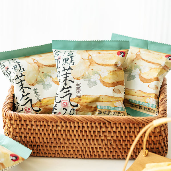 ChaYanYueSe Potato Sticks - Jasmine Green Tea Flavor 5-Pack