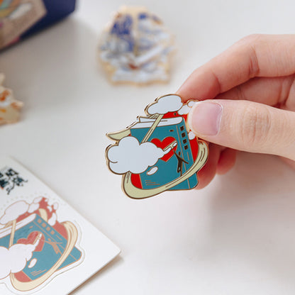 Metal Pins Blind Box 1PC (1 of 7 Possible Styles)