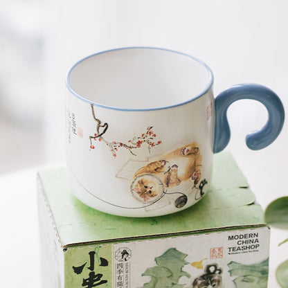 Mug Blind Box 1PC (1 of 4 Possible Styles)- Cat Tail Handle