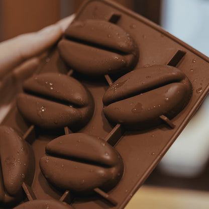 Silicone Ice Cube Tray - Coffee Bean