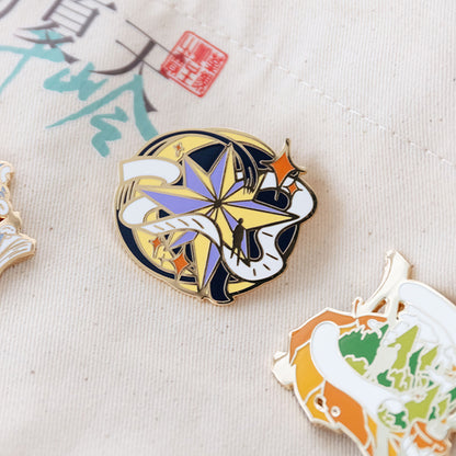 Metal Pins Blind Box 1PC (1 of 7 Possible Styles)